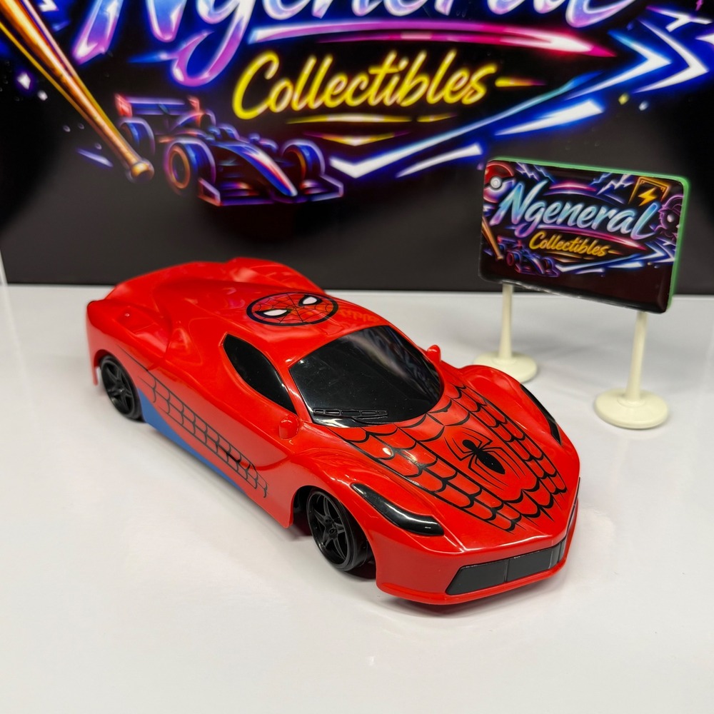 Marvel Spider-Man Red Web Design Toy Sports Car ET-0040-SPIDER 27MHz